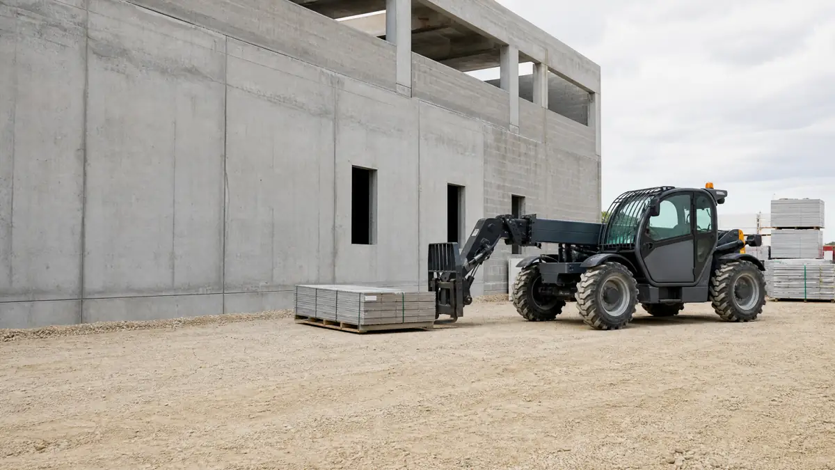 Telehandlers jobsite access in Rockford